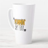 モンミンアイン簡単 カフェラテマグ (左アングル)