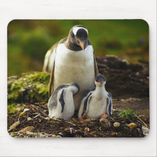 モンミーペンギンとベビー マウスパッド