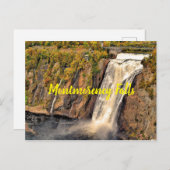 モンモレンシー秋カナダ様式化 ポストカード (正面/裏面)