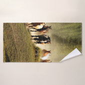 モンランニングタナ牧場の馬 バスタオル (バスタオル)