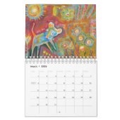 モンロアートプリミティブカレンダー カレンダー (3月 2026)