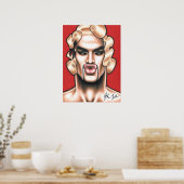 モンローさん ポスター (キッチン)