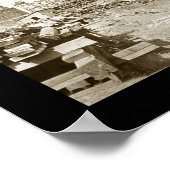 モンローブリッジスポケーン写真1911 ポスター (角)