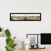 モンローブリッジスポケーン写真1911 ポスター (ホームオフィス)