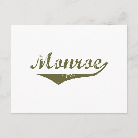 モンロー革命Tシャツ ポストカード (正面)