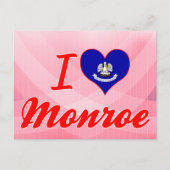 モンロー、ルイジアナが大好き ポストカード (正面)