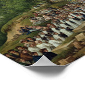 モンヴァレリエンへの宗教的な行列， 1819 ポスター (角)