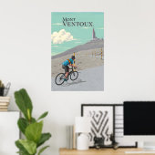 モンヴァントゥー 自転車 旅行ポスター ポスター (ホームオフィス)