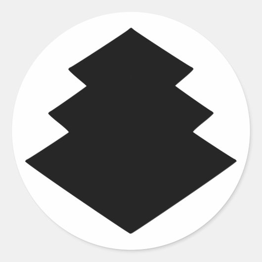 モン小笠原日本 ラウンドシール (正面)