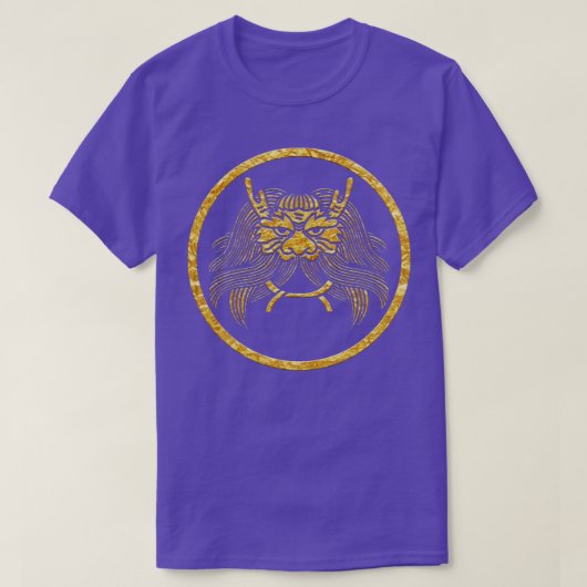 モン日本のオニカブト Tシャツ (デザイン正面)