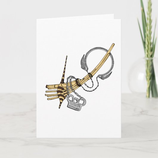 モン空白のノートカード カード (正面)