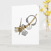 モン空白のノートカード カード (黄色い花)