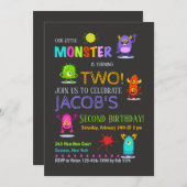 モン間抜けスター招待状 招待状 (正面/裏面)