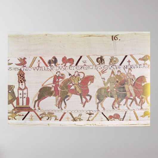 モン・サン・ミシェルに向かうウィリアム軍 ポスター (正面)