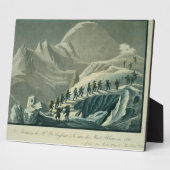 モンBの住処へのド・サウスリー氏の登り フォトプラーク (側面)