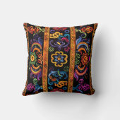 モンBrocadeパターン クッション (裏面)