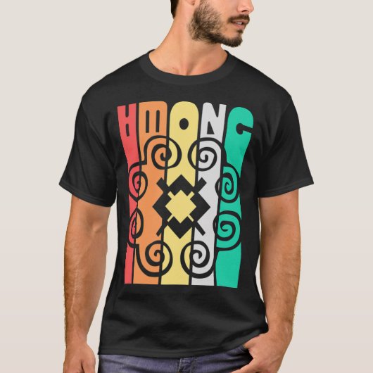 モンHmoobレトロTee動物ビビとティナ Tシャツ (正面)