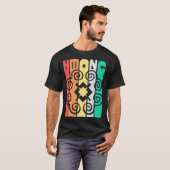 モンHmoobレトロTee動物ビビとティナ Tシャツ (正面フル)