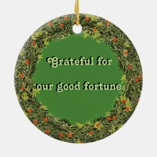 モーアのクリスマス3の子供 セラミックオーナメント (裏面)