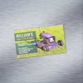 （モーアサービス）造園・芝生気に | 草刈り マグネット名刺 (インサイチュ)