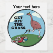 モーアNZ鳥 ワインラベル (シングルラベル)