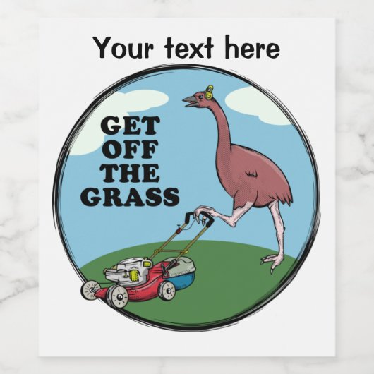 モーアNZ鳥 ワインラベル (シングルラベル)