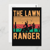 モーインおもしろいグレンジャーファザー草刈り機 ポストカード (正面/裏面)