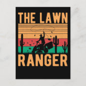 モーインおもしろいグレンジャーファザー草刈り機 ポストカード (正面)