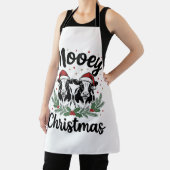 モーイークリスマスコーデュアルヴィンテージ彫刻Tシャツデザイン エプロン (インサイチュ)