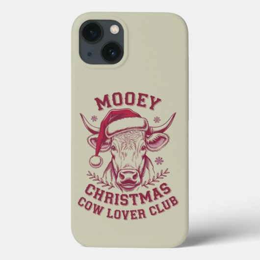 モーイ・クリスマス ウエスタンカウラバークラブ クリスマスシーズン Case-Mate iPhoneケース (裏面)