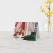 モーガンとの静物詩 カード (黄色い花)