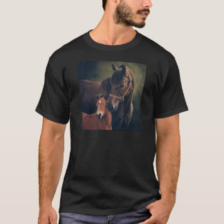 モーガンのロバおよび子馬 Tシャツ