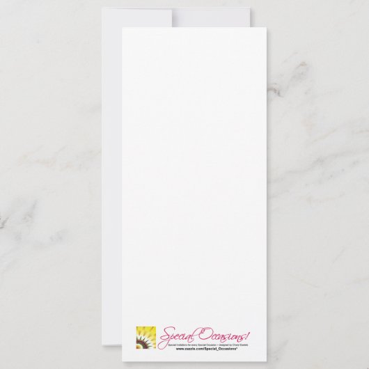 モーガンの夏の酒宴VIPのチケットの写真のパーティー(赤い) 招待状 (裏面)