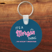 モーガンの方が分からんのは キーホルダー (正面)