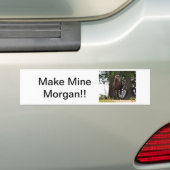 モーガンの馬プロダクト!! バンパーステッカー (車上)