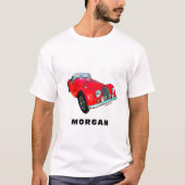 モーガンクラシックブリティッシュ・スポーツカスタマイズカー Tシャツ (正面)