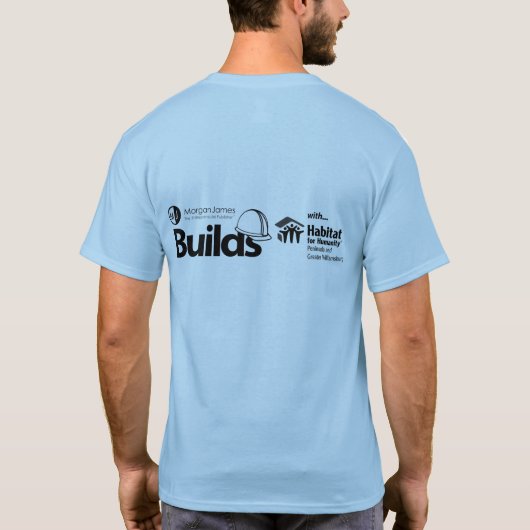 モーガンジェームスはティーを造ります Tシャツ (裏面)