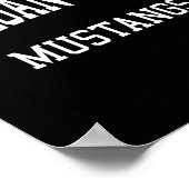 モーガンパークハイスクールHsシカゴIlレトロスポーツ ポスター (角)