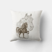 モーガンホースアート クッション (裏面)