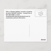 モーガンポートレートのポストカード ポストカード (裏面)