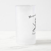 モーガン及びBartholomewのマグの黒 フロストグラスビールジョッキ (中央)