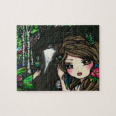 "モーガン"は馬のパズルハナリンを大事にし、 ジグソーパズル (横)