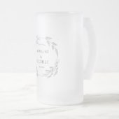 モーガン&ラチェルマグ フロストグラスビールジョッキ (正面右)