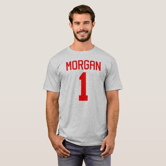 モーガン#1サッカージャージーTシャツ Tシャツ (正面フル)