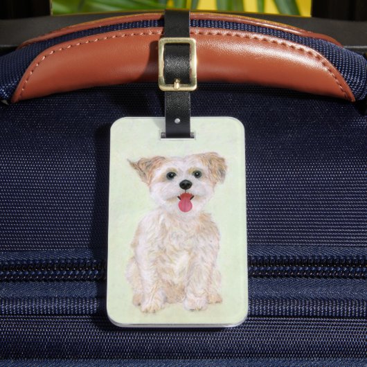 モーキーの犬の荷札 ラゲッジタグ (正面インサイチュ2)