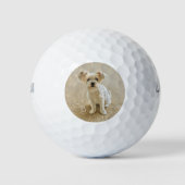 モーキーの犬ゴルフボール ゴルフボール (正面)