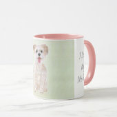 モーキーの犬 ピンク コンボ マグ (正面右)