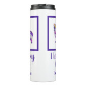 モーキーキュート犬シルエットパープルPY&B タンブラー (裏面)