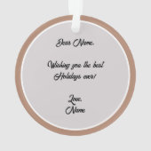 モーキードッカリーサークルオーナメント オーナメント (裏面)