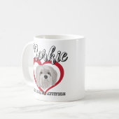 モーキ― - 小型犬、大胆な性格 - 3 コーヒーマグカップ (正面左)